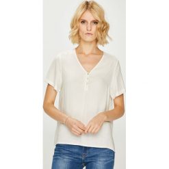 Vero Moda - Top Dina. Białe topy damskie marki Vero Moda, s, z wiskozy. W wyprzedaży za 59,90 zł.