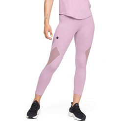 Under Armour RUSH Crop Legginsy Różowy. Różowe spodnie damskie Under Armour, xl, z elastanu. Za 274,95 zł.