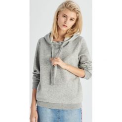 Bluza z kapturem - Jasny szary. Szare bluzy damskie Sinsay, s, bez wzorów, bez rękawów, z kapturem. Za 39,99 zł.