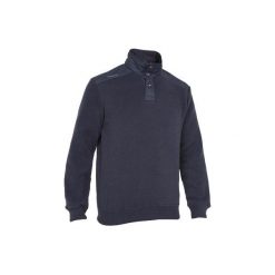 Sweter żeglarski CRUISE męski. Niebieskie swetry męskie TRIBORD, xl, z poliesteru, z golfem. Za 79,99 zł.