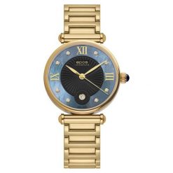 ZEGAREK EPOS Ladies 8000.700.22.85.32. Niebieskie zegarki damskie marki EPOS, ze stali. Za 3700,00 zł.