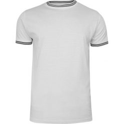 Biały Bawełniany T-Shirt Męski Bez Nadruku -Brave Soul- Koszulka z Granatową Lamówką, Krótki Rękaw TSBRSSS20GALWAYwhite. Białe koszulki męskie Brave Soul, na lato, m, z nadrukiem, z bawełny, casualowe, bez kołnierzyka, krótkie. Za 29,00 zł.