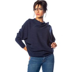 Sweter "Melina" w kolorze granatowym. Niebieskie swetry damskie So Cachemire, m, bez wzorów, z kaszmiru, bez rękawów, bez kaptura. W wyprzedaży za 159,95 zł.
