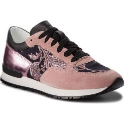 Sneakersy POLLINI - SA15012G16T1600B Ke.Ne/Ma/Ma/Ma/Ne. Różowe półbuty damskie marki Pollini, z zamszu. W wyprzedaży za 529,00 zł.