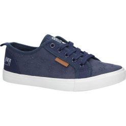 Granatowe trampki sznurowane big star aa274a075. Niebieskie trampki i tenisówki damskie BIG STAR, bez wzorów, z materiału, na sznurówki. Za 129,99 zł.