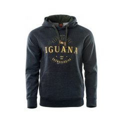 Bejsbolówki męskie: IGUANA Bluza męska chike raven szara r. L
