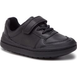 Sneakersy CLARKS - Rock Verve T 261415596 Black Leather. Czarne trampki chłopięce Clarks, bez wzorów, ze skóry ekologicznej, rockowe, na rzepy. W wyprzedaży za 169,00 zł.