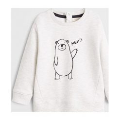 Mango Kids - Komplet dziecięcy Lolo5 80-104 cm. Szare bluzy chłopięce Mango Kids, z nadrukiem, z bawełny, bez rękawów, bez kaptura. Za 79,90 zł.