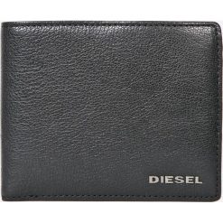 Diesel - Portfel skórzany. Czarne portfele męskie Diesel, bez wzorów, ze skóry. W wyprzedaży za 249,90 zł.