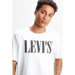 Levi's 90S Koszulka Biały. Białe podkoszulki męskie Levi's®, s, z nadrukiem, z bawełny, bez kołnierzyka, krótkie. Za 102,95 zł.