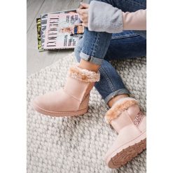 Buty zimowe damskie: Różowe Śniegowce Whole World