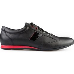 Sneakersy 3170 - CZARNE. Czarne sneakersy męskie Giacomo Conti, bez zapięcia. Za 299,00 zł.