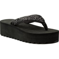 Japonki GIOSEPPO - 43280 Black. Czarne klapki damskie Gioseppo, z aplikacjami, z materiału. W wyprzedaży za 119,00 zł.