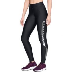 Under Armour HeatGear® Armour Legginsy Czarny. Czarne spodnie damskie Under Armour, m, bez wzorów, z elastanu. Za 257,95 zł.