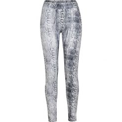 Urban Classics Ladies Cobra Leggings Legginsy kobra. Szare spodnie damskie marki Urban Classics, xl, bez wzorów, ze skóry. Za 94,90 zł.