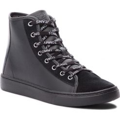 Sneakersy TOMMY JEANS - Mix Mid Light EM0EM00125 Black 990. Czarne sneakersy męskie Tommy Jeans, bez zapięcia. W wyprzedaży za 259,00 zł.