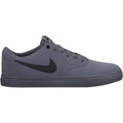 Trampki męskie: Nike Trampki Sb Check Solarsoft Canvas Skateboarding Shoe/Dark Grey/Black 42,5