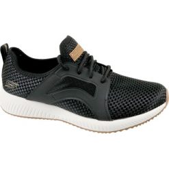 Skechers Bobs Sport 31365-BLK 36 Czarne. Czarne buty sportowe damskie Skechers, bez wzorów, z tkaniny, sportowe. W wyprzedaży za 179,99 zł.