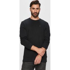 Trussardi Jeans - Bluza. Czarne bluzy męskie Trussardi Jeans, s, z aplikacjami, z elastanu, klasyczne, z okrągłym kołnierzem, bez rękawów, bez kaptura. Za 339,90 zł.