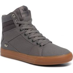 Sneakersy SUPRA - Aluminum 05662-026-M Charcoal-Gum. Szare sneakersy męskie Supra, bez zapięcia. Za 319,00 zł.