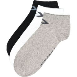 Converse 3-pack Skarpetki Czarny Biały Szary. Szare skarpetki męskie Converse, bez wzorów, z elastanu. Za 42,95 zł.