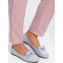 Jasnoniebieskie Mokasyny Casualness. Niebieskie mokasyny damskie Inny, na obcasie. Za 59,99 zł.