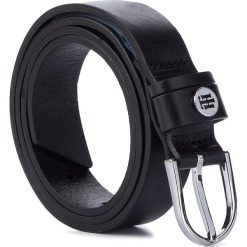 Pasek Damski TOMMY HILFIGER - Classic Belt 2.5 AW0AW07136 BDS. Czarne paski damskie TOMMY HILFIGER, w paski, ze skóry. Za 179,00 zł.