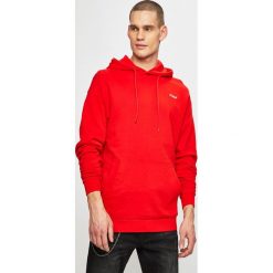 Jack & Jones - Bluza. Niebieskie bluzy męskie Jack & Jones, s, bez wzorów, z bawełny, z kapturem, bez rękawów, z kapturem. W wyprzedaży za 99,90 zł.