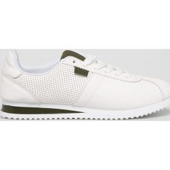 Answear - Buty. Białe buty sportowe damskie ANSWEAR, bez wzorów, ze skóry, sportowe. W wyprzedaży za 59,90 zł.