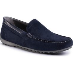 Mokasyny GEOX - U Snake Moc B U0207B 00022 C4002 Navy. Niebieskie mokasyny męskie Geox, z zamszu, eleganckie. Za 429,00 zł.