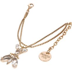 Bransoletka PATRIZIA PEPE - 2V8257/A3JG-F1TZ Crystal Fly Bijoux. Żółte bransoletki męskie Patrizia Pepe, metalowe. Za 389,00 zł.