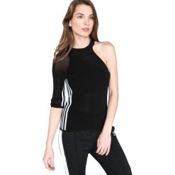 Adidas Originals Koszulka Czarny. Czarne koszulki damskie adidas Originals, bez wzorów, z bawełny, bez kołnierzyka, z krótkim rękawem. Za 309,95 zł.
