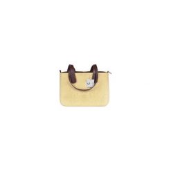 TORBA MEDIUM ROUGH BEIGE. Brązowe torebki klasyczne damskie Doubleu bag, bez wzorów, ze skóry, bez dodatków. Za 255,20 zł.