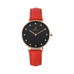 Zegarek JP Gatsby Zegarek damski Aurora Rose Gold Black / Red JPG5003 uniwersalny. Czerwone zegarki damskie JP Gatsby. Za 323,10 zł.