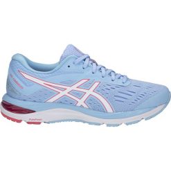 Buty Asics GEL-Cumulus 20 W Czerwono-Błękitne. Czerwone buty sportowe damskie Asics, bez wzorów, z żakardem, biznesowe, do biegania. Za 449,99 zł.