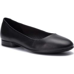 Baleriny ECCO - Anine 20800311001 Black. Czarne baleriny damskie ecco, bez wzorów, ze skóry, klasyczne, bez obcasa, na płaskiej podeszwie. W wyprzedaży za 379,00 zł.