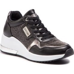 Sneakersy GUESS - FL6JN2 ELE12 BLACK. Czarne sneakersy damskie marki Guess, ze skóry ekologicznej. Za 629,00 zł.