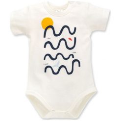 Pinokio Body Chłopięce Ocean´S Dream 92 Beżowe. Brązowe body niemowlęce Pinokio, bez wzorów, z bawełny, bez rękawów. Za 35,00 zł.