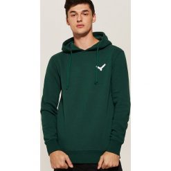 Bluza z haftem - Zielony. Zielone bluzy męskie rozpinane marki House, l, z haftami. Za 89,99 zł.