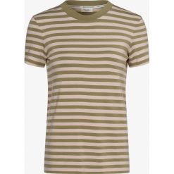 Marc O'Polo Denim - T-shirt damski, zielony. Zielone t-shirty damskie Marc O'Polo DENIM, xs, w paski, z wiskozy, polo. Za 199,95 zł.