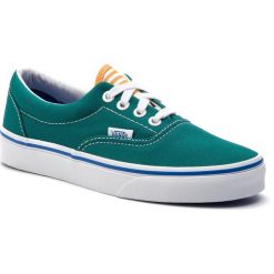 Tenisówki VANS - Era VN0A38FRVP11 (Deck Club) Quetzal Green. Zielone półbuty damskie sportowe Vans, bez wzorów, z gumy, bez zapięcia. W wyprzedaży za 219,00 zł.