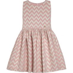 Sukienki dziewczęce: Gebriel Juno by Junona BROCATE DRESS WITH REMOVABLE BOW ON BACK Sukienka koktajlowa pink