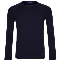 Paul Parker Sweter Męski M Ciemnoniebieski. Czarne swetry męskie Paul Parker, m, bez wzorów, bez kołnierzyka, bez kaptura. W wyprzedaży za 151,00 zł.