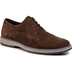 Półbuty GEOX - U Tyren A U948CA 00022 C0013 Brown. Pomarańczowe półbuty męskie Geox, ze skóry, eleganckie. W wyprzedaży za 239,00 zł.