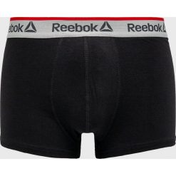 Reebok - Bokserki (3 pack). Czarne bokserki męskie Reebok, bez wzorów, z elastanu. Za 199,90 zł.