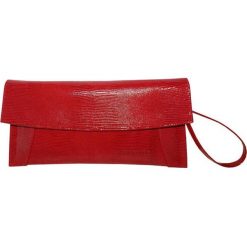 Puzderka: Skórzana kopertówka w kolorze czerwonym – (S)30 x (W)16 x (G)5 cm
