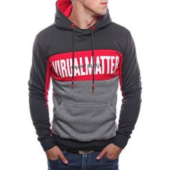 Bluza męska z kapturem czarna Recea. Czarne bluzy męskie Recea, xl, bez wzorów, z bawełny, z kapturem, bez rękawów, z kapturem. Za 59,99 zł.