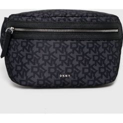 Dkny - Nerka. Czarne nerki damskie DKNY, w paski, z poliesteru, średnie, bez dodatków. W wyprzedaży za 279,90 zł.