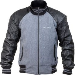 Kurtki męskie: W-TEC Męska kurtka motocyklowa Janchee NF-2718 czarno-szara r. XL (15154)