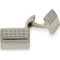 Męskie Spinki do Mankietów - Alties - Kolor Srebrny SPMALT0164. Szare spinki do mankietów męskie Alties, srebrne. Za 33,00 zł.